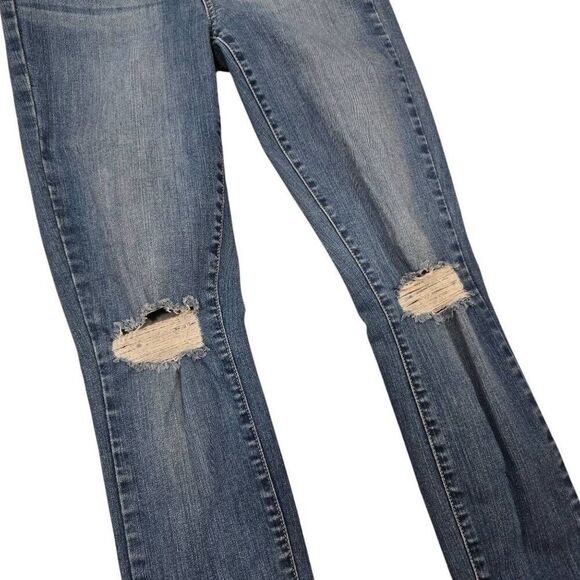 Paige Verdugo Ultra Skinny Jeans Women's 29 Blue‎ Denim Distressed Retro Stretch - Picture 3 of 6